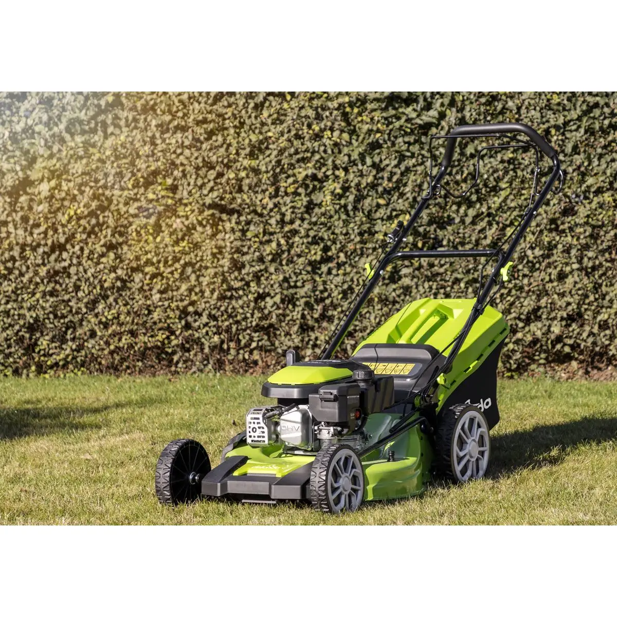 Dellonda Self-Propelled Petrol Lawnmower Grass Cutter with Height Adjustment & Grass Bag 170cc 20"/51cm 4-Stroke Engine - Image 2