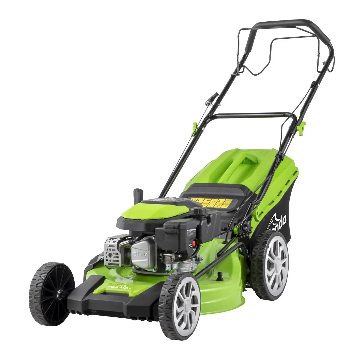 Dellonda Self-Propelled Petrol Lawnmower Grass Cutter with Height Adjustment & Grass Bag 170cc 20"/51cm 4-Stroke Engine - Image 5