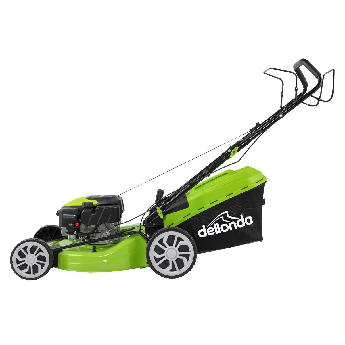 Dellonda Self-Propelled Petrol Lawnmower Grass Cutter with Height Adjustment & Grass Bag 170cc 20"/51cm 4-Stroke Engine - Image 6
