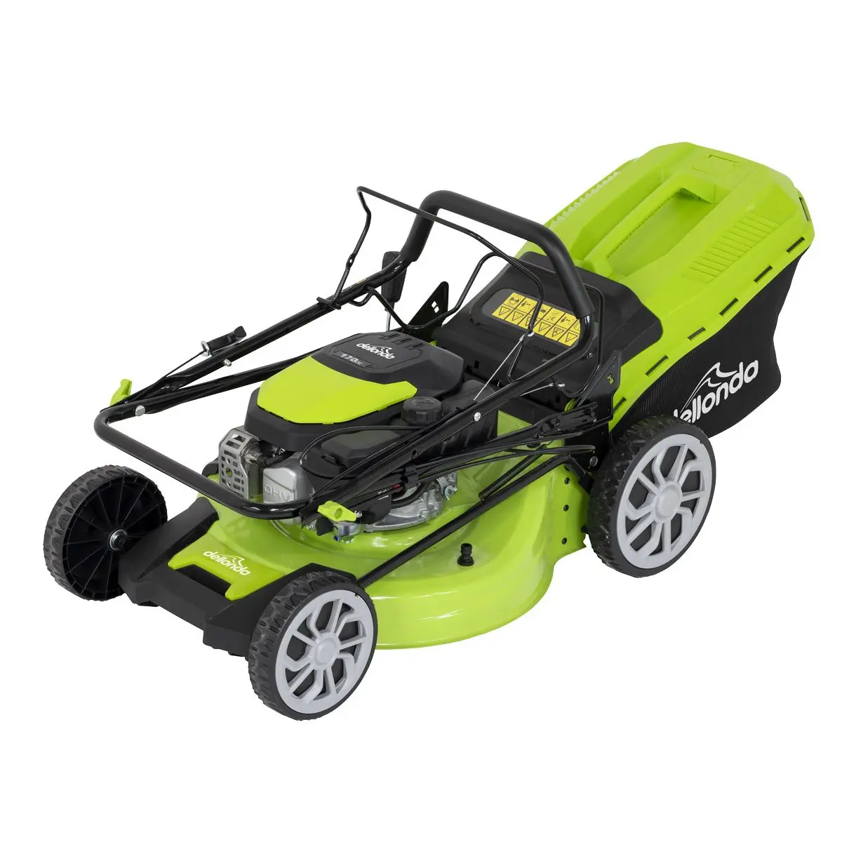 Dellonda Self-Propelled Petrol Lawnmower Grass Cutter with Height Adjustment & Grass Bag 170cc 20"/51cm 4-Stroke Engine - Image 8