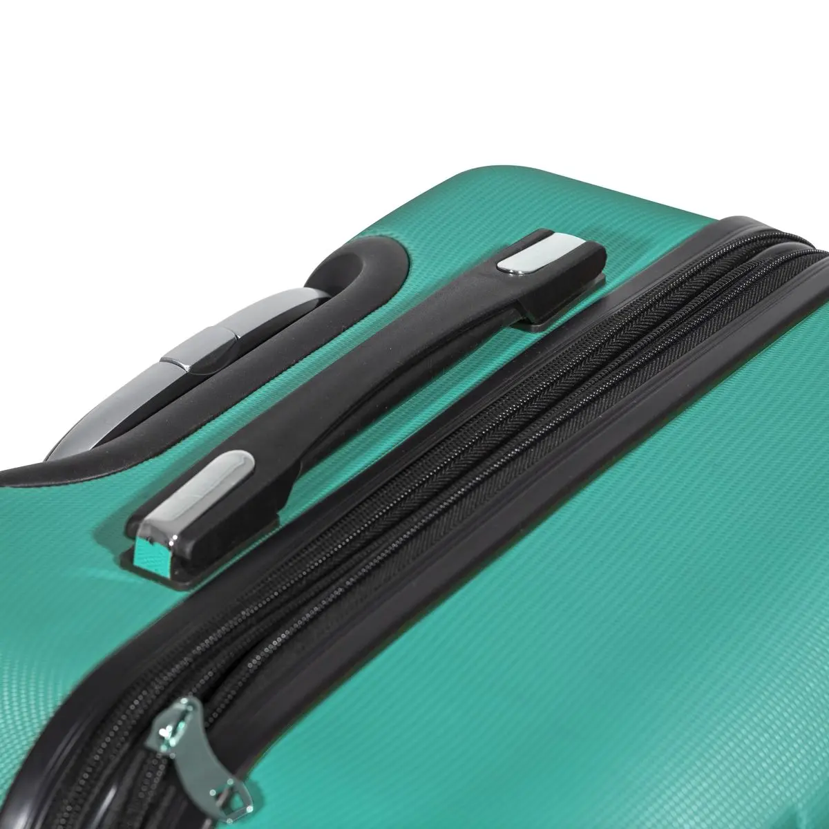Dellonda Set 3-Piece Lightweight ABS Luggage Set with Integrated TSA Approved Combination Lock - Teal - DL126 - Image 5
