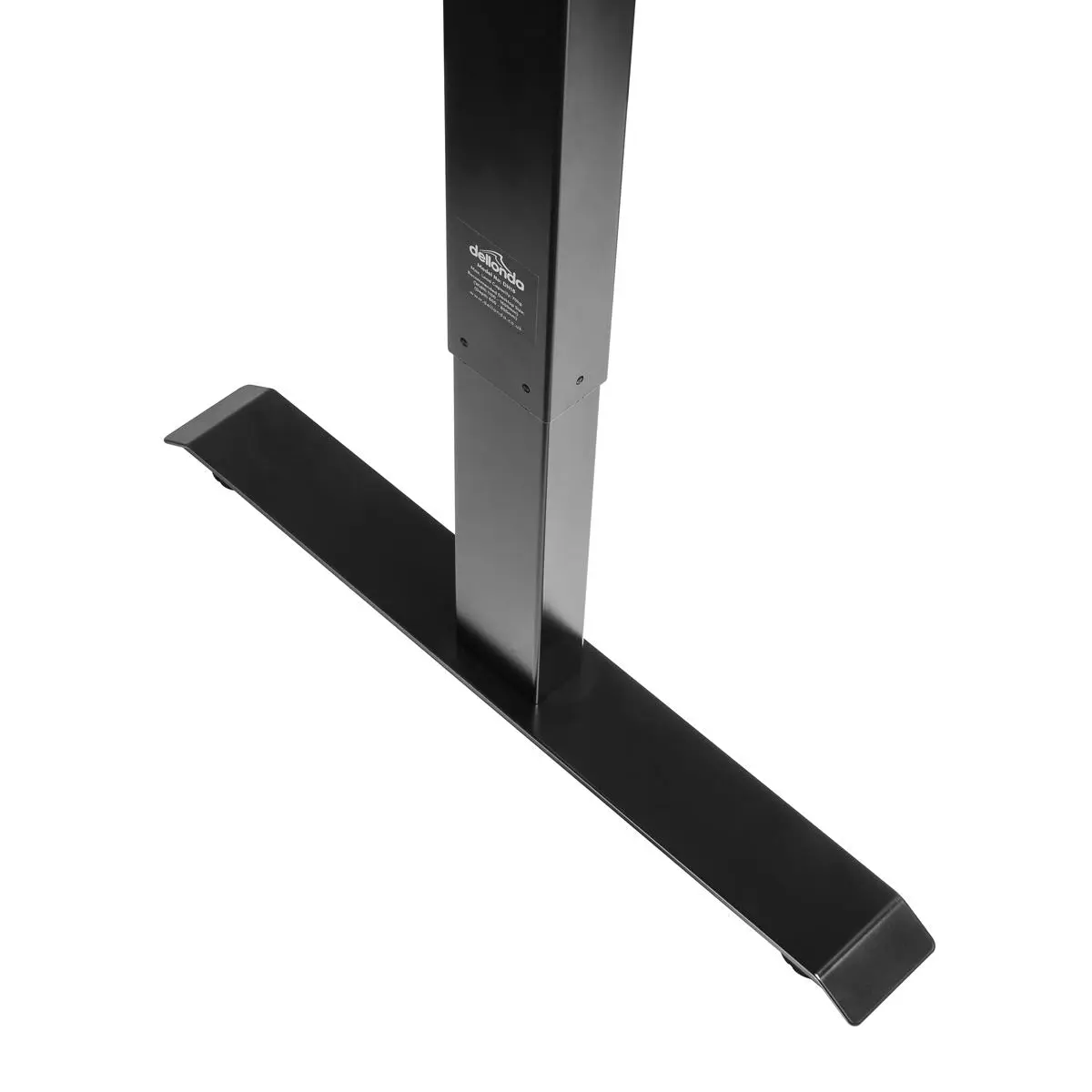 Dellonda Single Motor Adjustable Desk Frame, 70kg Capacity, Black - DH17 - Image 2