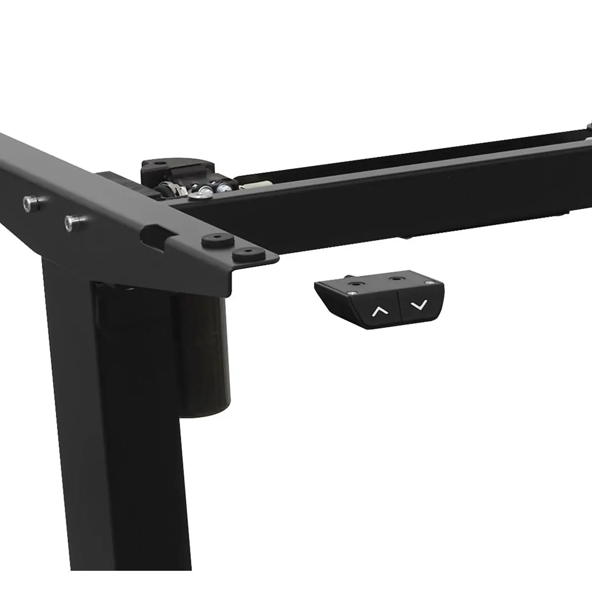 Dellonda Single Motor Adjustable Desk Frame, 70kg Capacity, Black - DH17 - Image 6