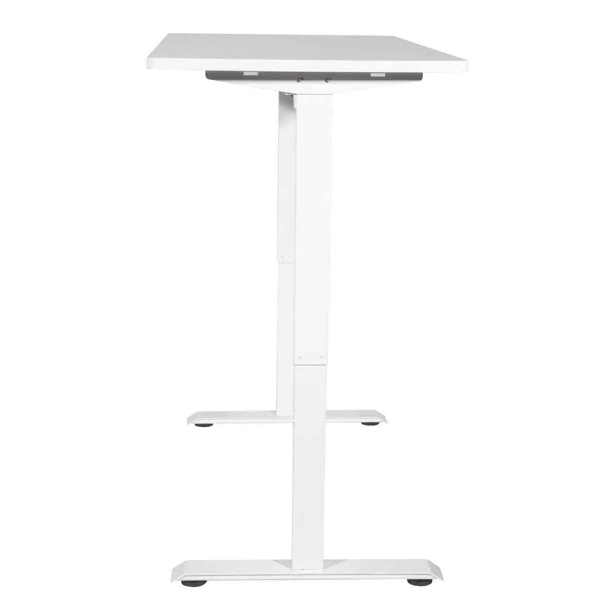 Dellonda Single Motor Height-Adjustable Electric Sit & Stand Desk with White Desktop & Frame - Image 5