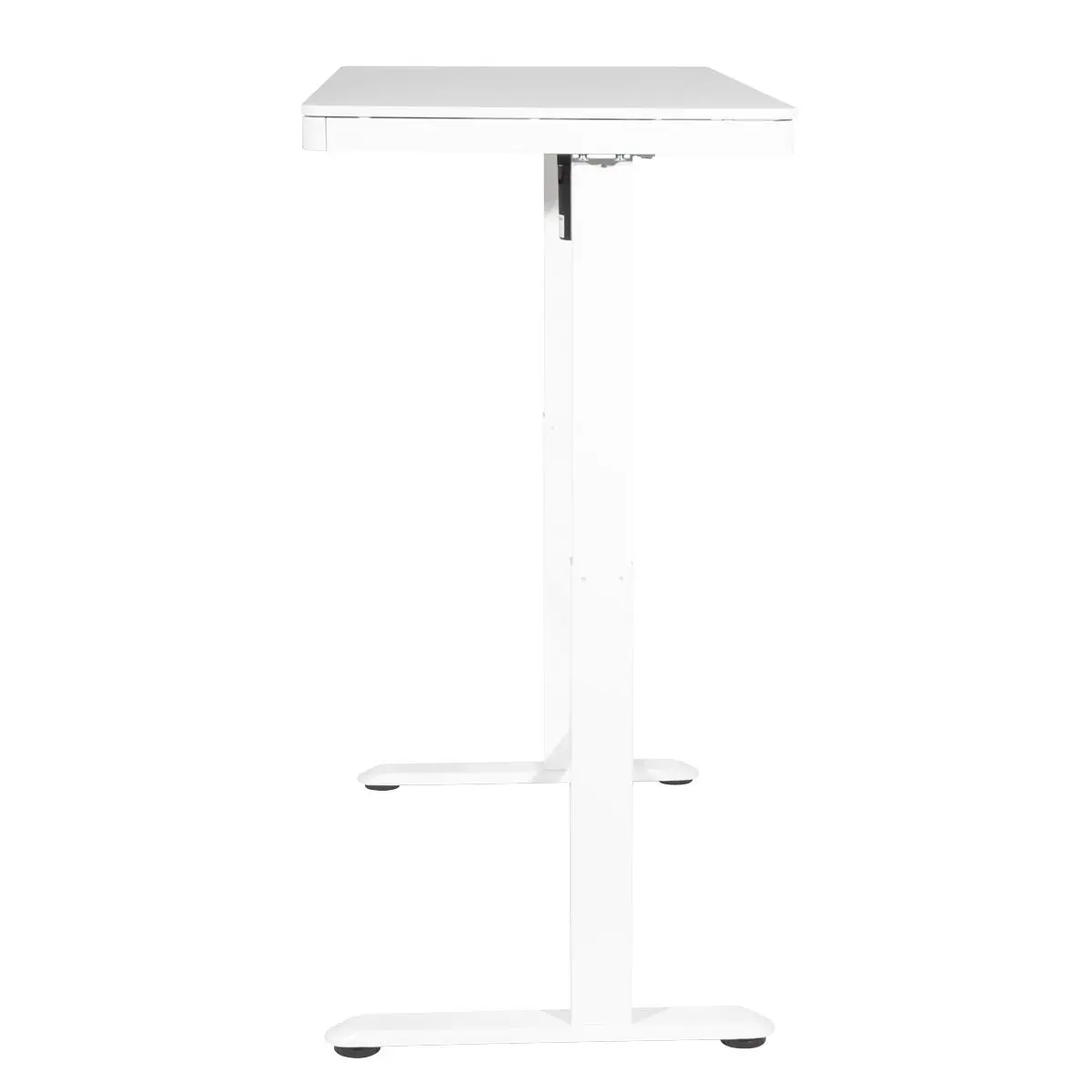 Dellonda White Electric Adjustable Standing Desk with USB & Drawer, 1200 x 600mm - Image 4