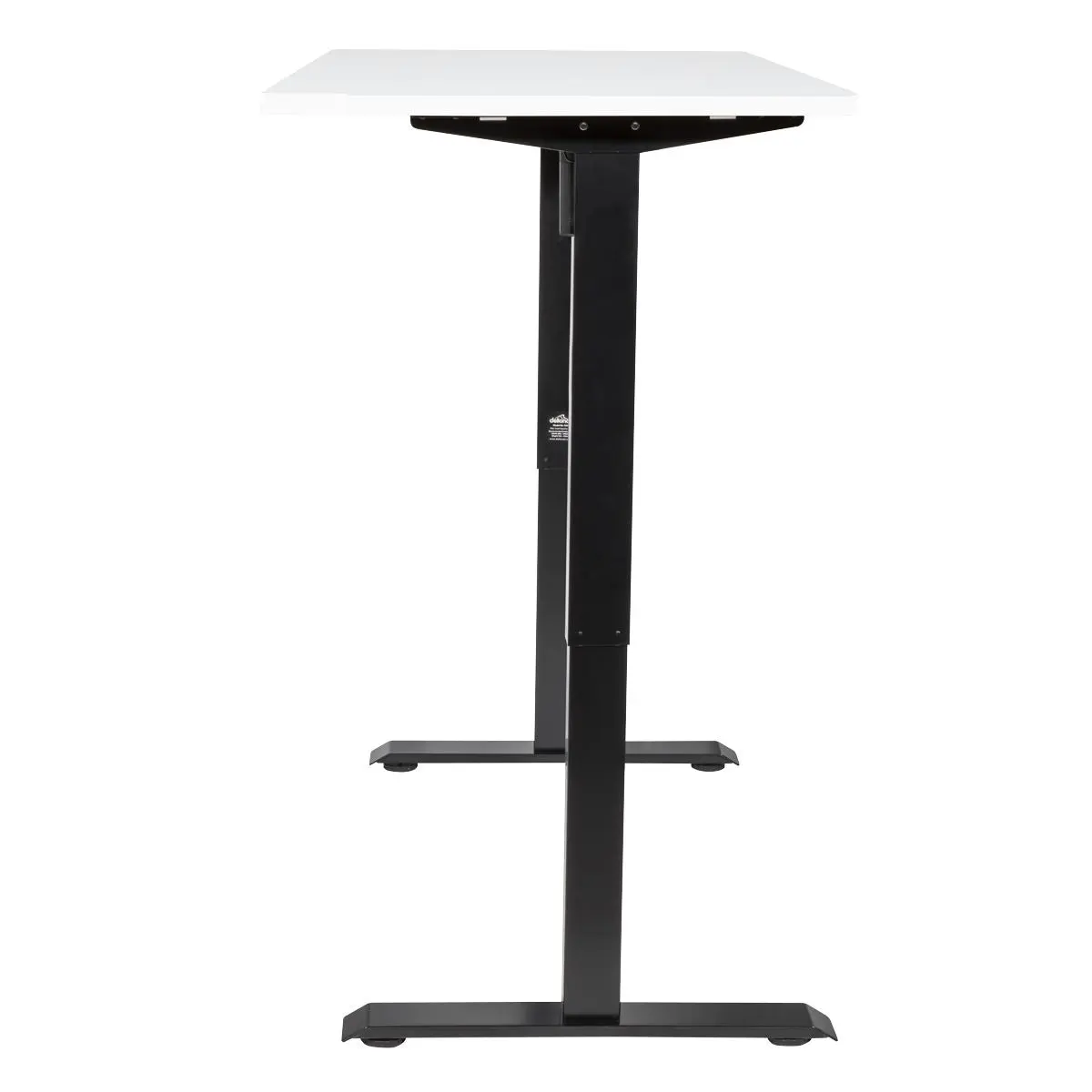 Dellonda White Electric Height Adjustable Standing Desk, Quiet, Home Office, 1400x700mm - Image 2