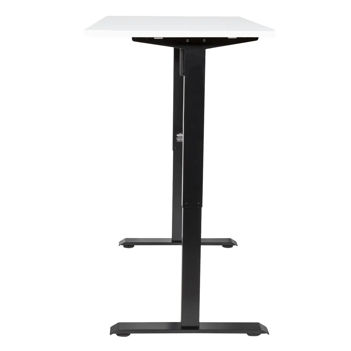 Dellonda White Electric Height Adjustable Standing Desk with Memory, Quiet, 1400x700mm - Image 3