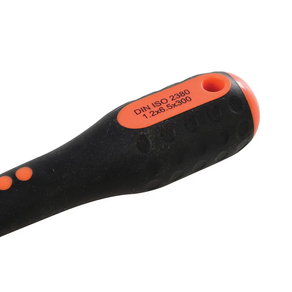 Dickie Dyer 2pc Long Reach S2 Screwdriver Set PZ2 & SL6.5 x 300mm Pozi Slotted - Image 4