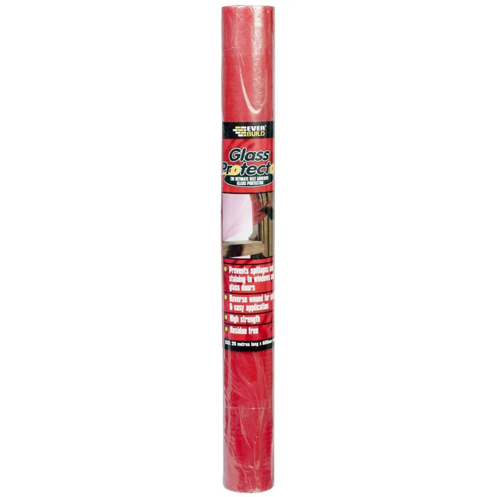 Everbuild 600mm x 25m Glass Protection Film