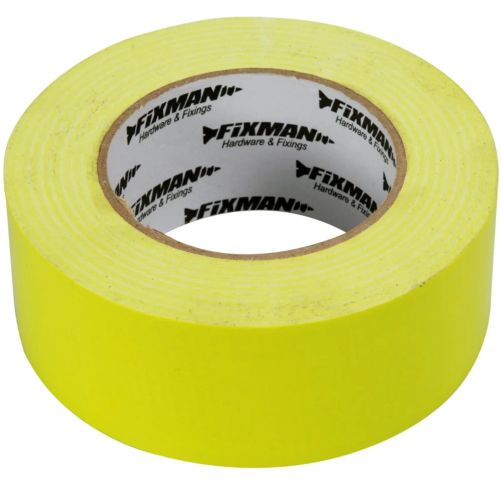 Fixman 50mm x 50m Hi-Vis Heavy Duty Duct Tape Hi-Vis Adhesive - Image 2