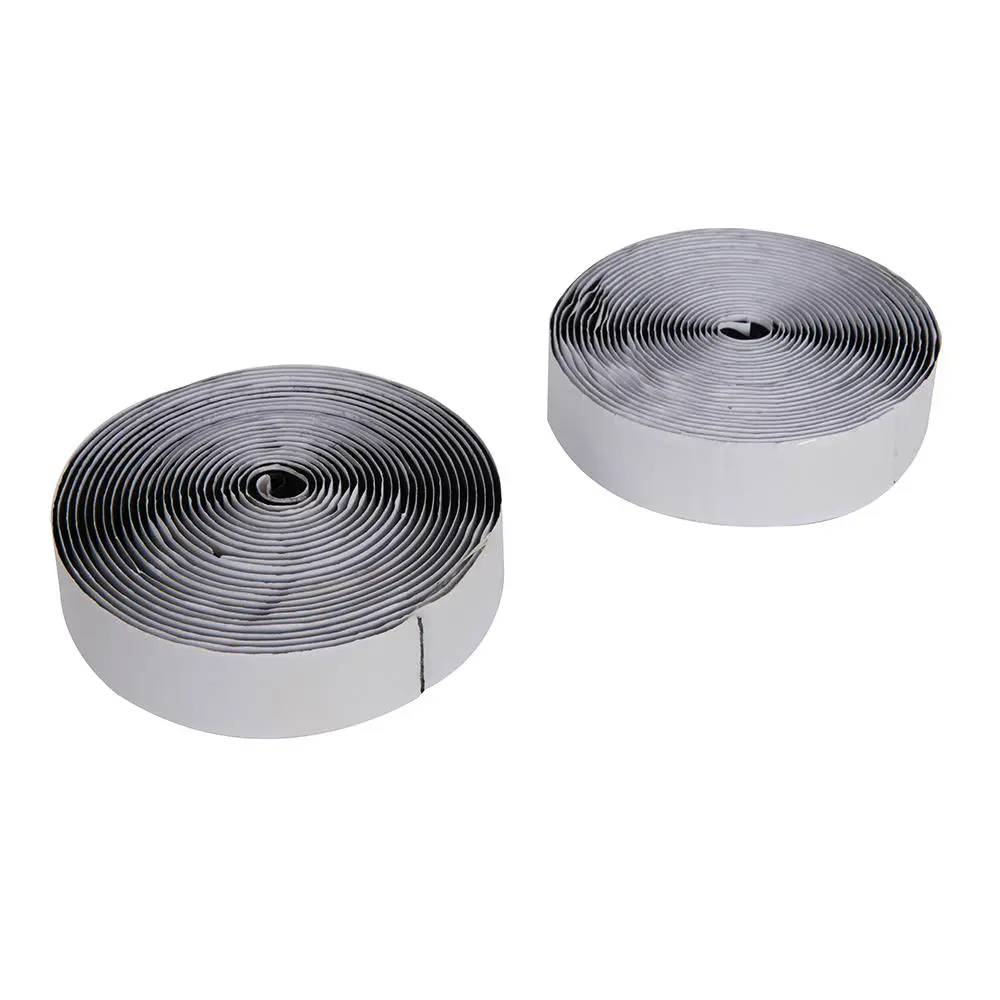 Fixman Hook & Loop Tape Black Self-Adhesive 2 Pieces 25mm x 5m