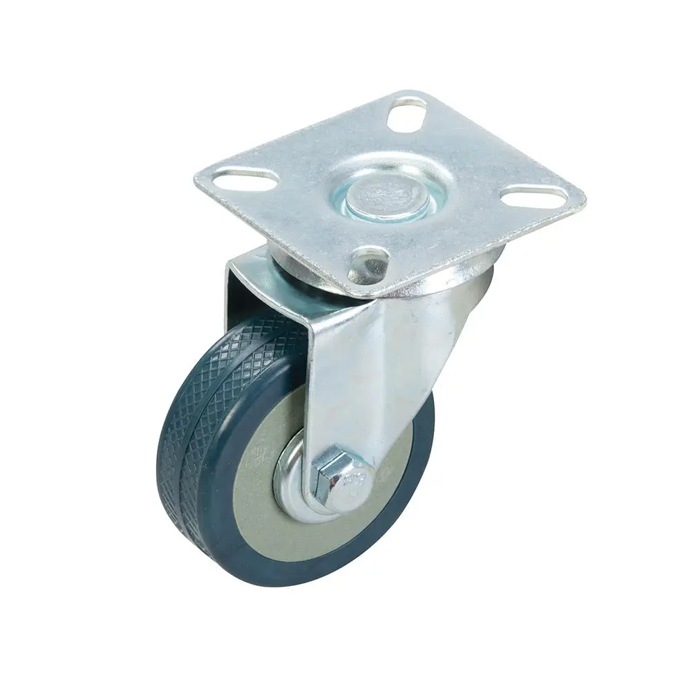 Fixman Swivel Rubber Castor 50mm 50kg 530386 - Image 2