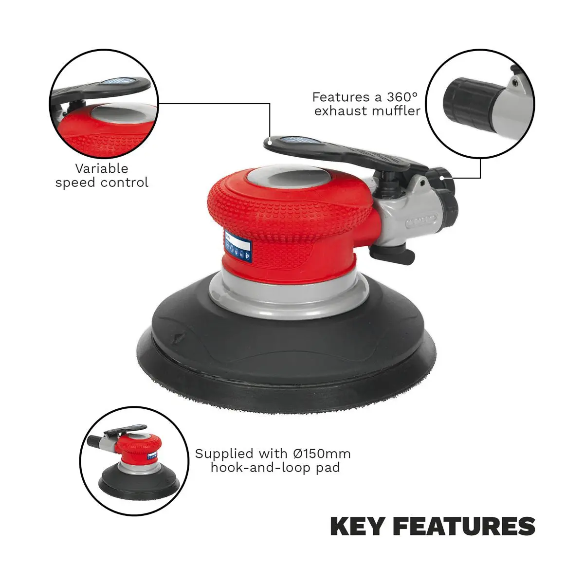 Generation Air Palm Random Orbital Sander Ø150mm - Image 2