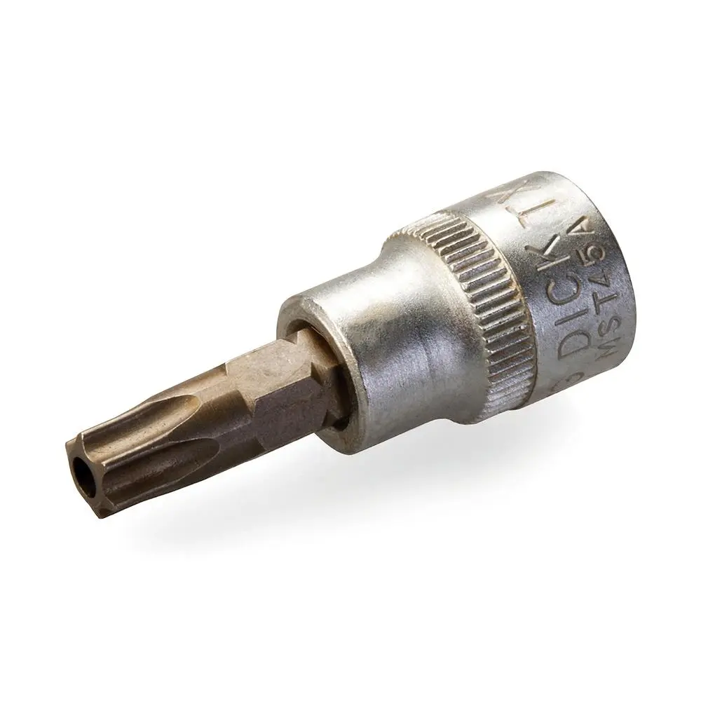King Dick 3/8" SD Inserted Anti-Tamper Bit Short Socket Trx T30 MST30A