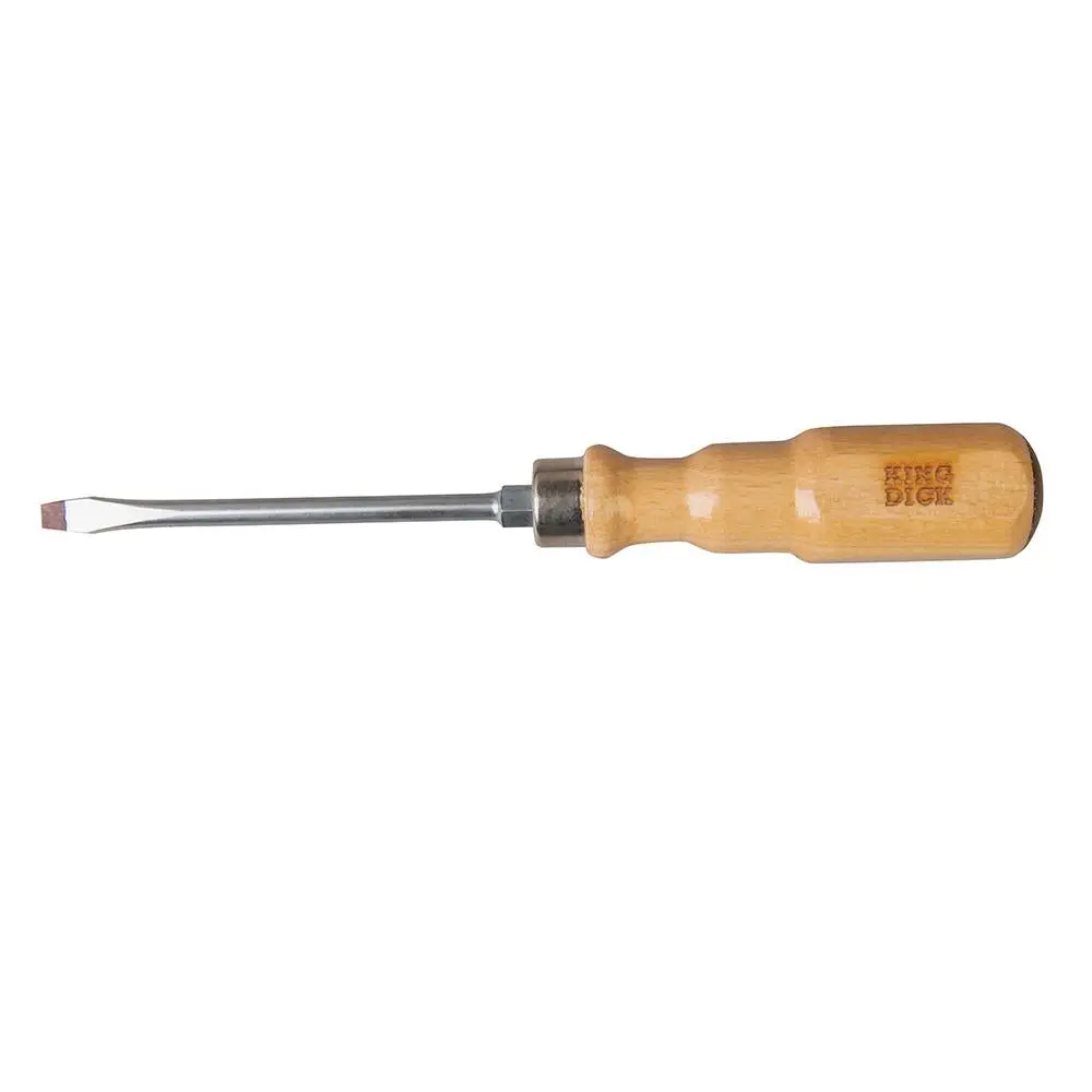 King Dick Heritage Wooden Handled Screwdriver Set 2pce Slotted 7/32" & PH2 HWHS002BF - Image 6