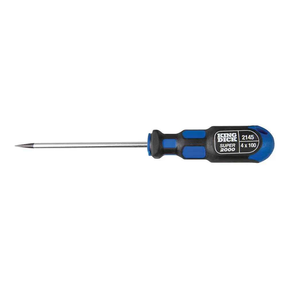 King Dick Slotted Electricians Screwdriver 4.0 x 100mm 21452 - Image 3