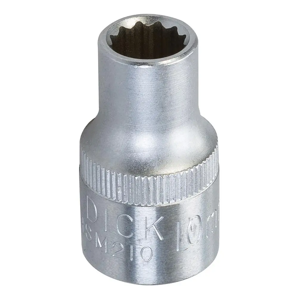 King Dick Socket SD 1/2" Metric 12pt 10mm HSM210