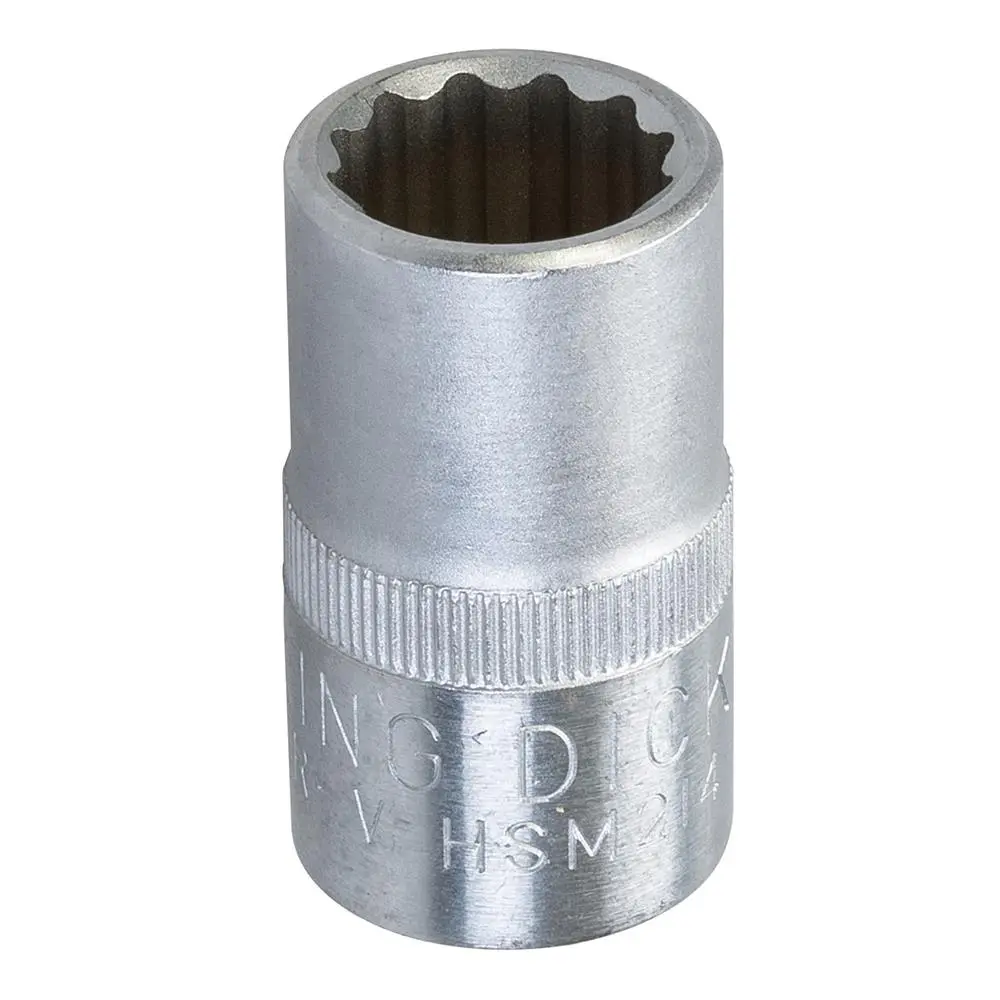 King Dick Socket SD 1/2" Metric 12pt 14mm HSM214