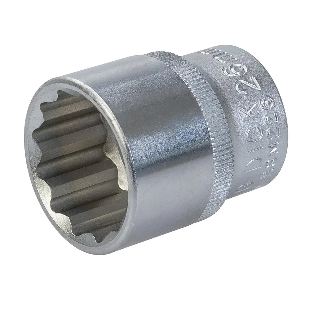 King Dick Socket SD 1/2" Metric 12pt 26mm HSM226 - Image 2