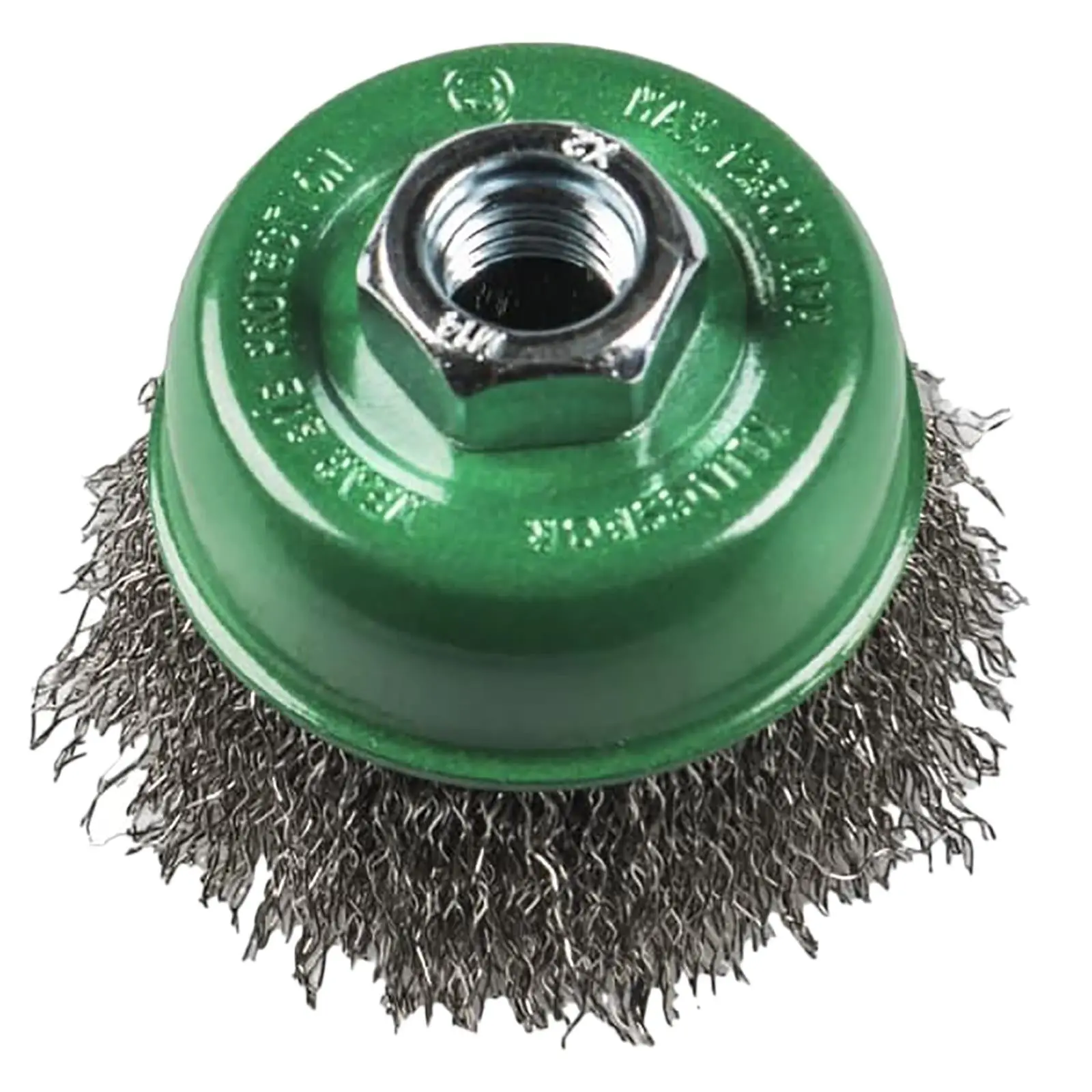 Klingspor Crimped Wire Cup Brush 65mm 80mm M14 Stainless Steel BT600W - Image 2