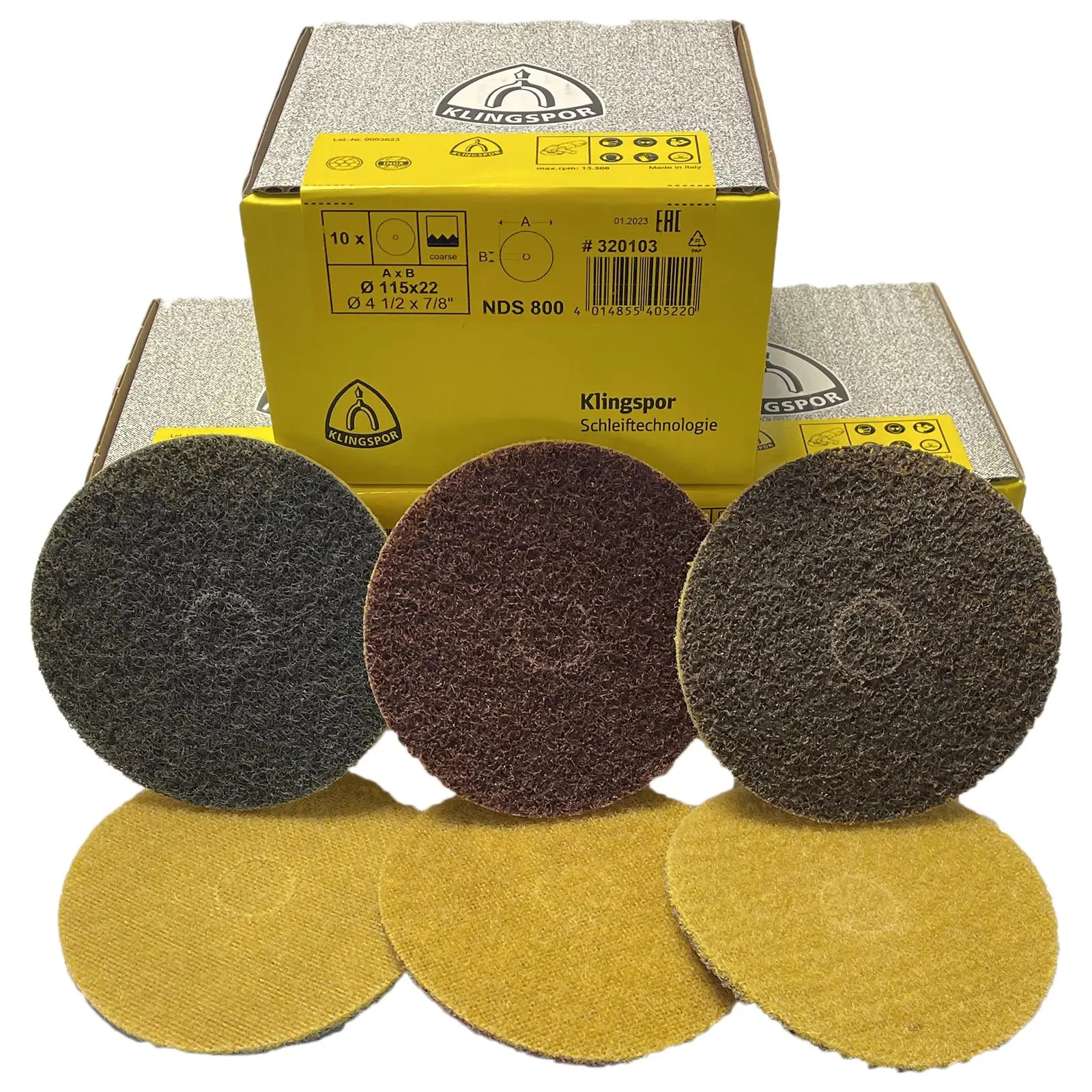 Klingspor Non Woven Web Discs for Metals Stainless Steel Like Scotch Brite 115mm - Image 25