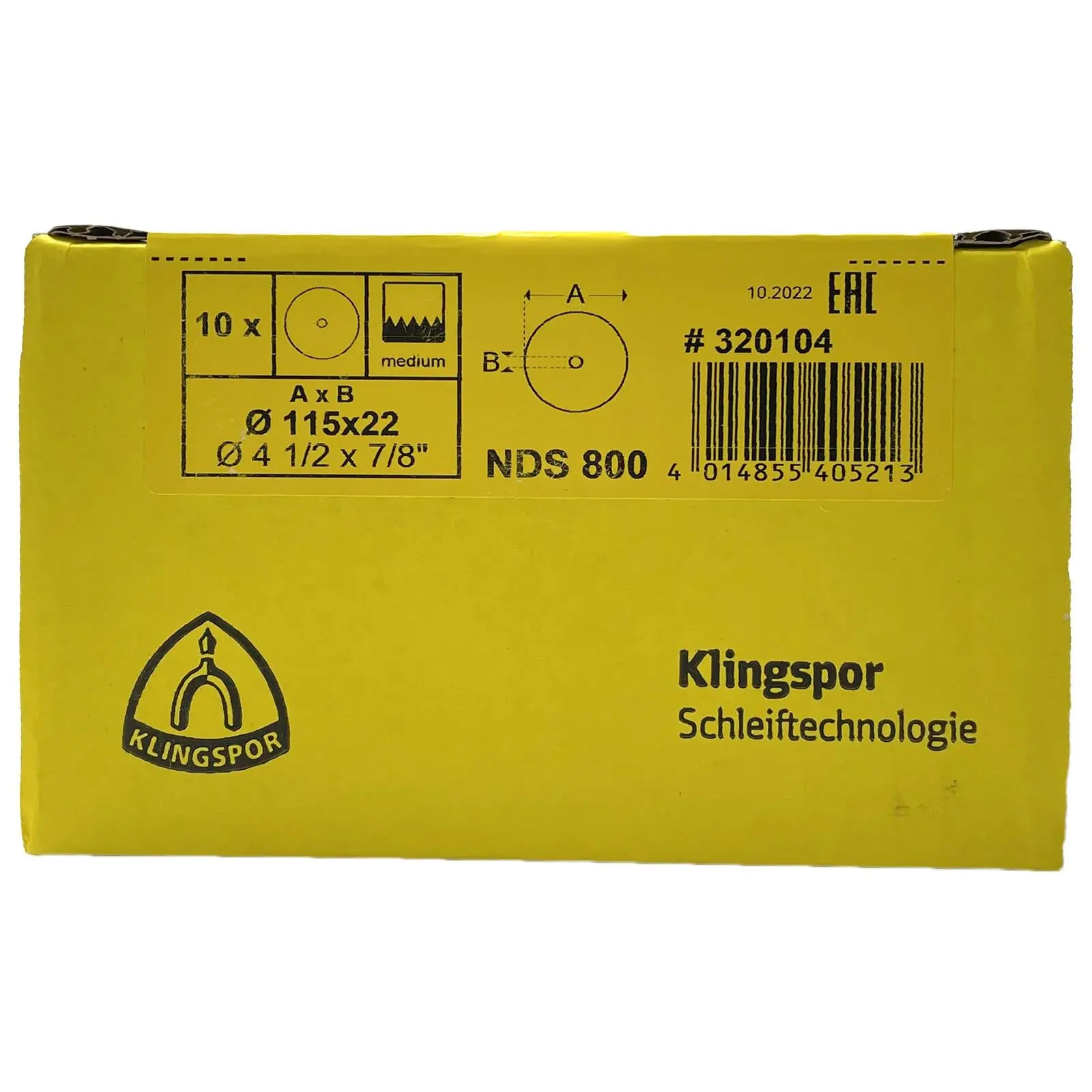 Klingspor Non Woven Web Discs for Metals Stainless Steel Like Scotch Brite 115mm - Image 4
