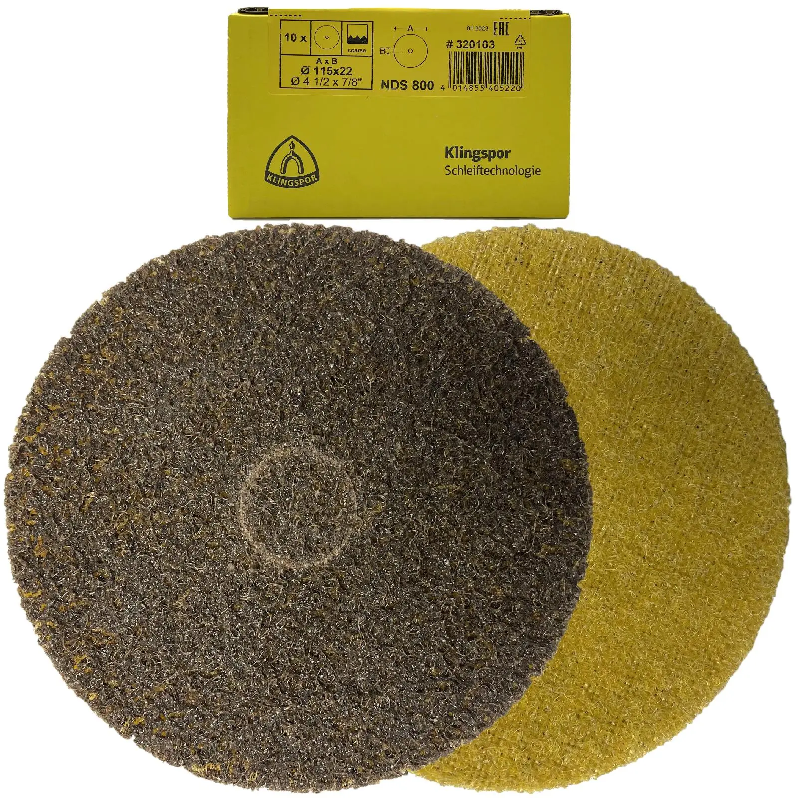 Klingspor Non Woven Web Discs for Metals Stainless Steel Like Scotch Brite 115mm - Image 7