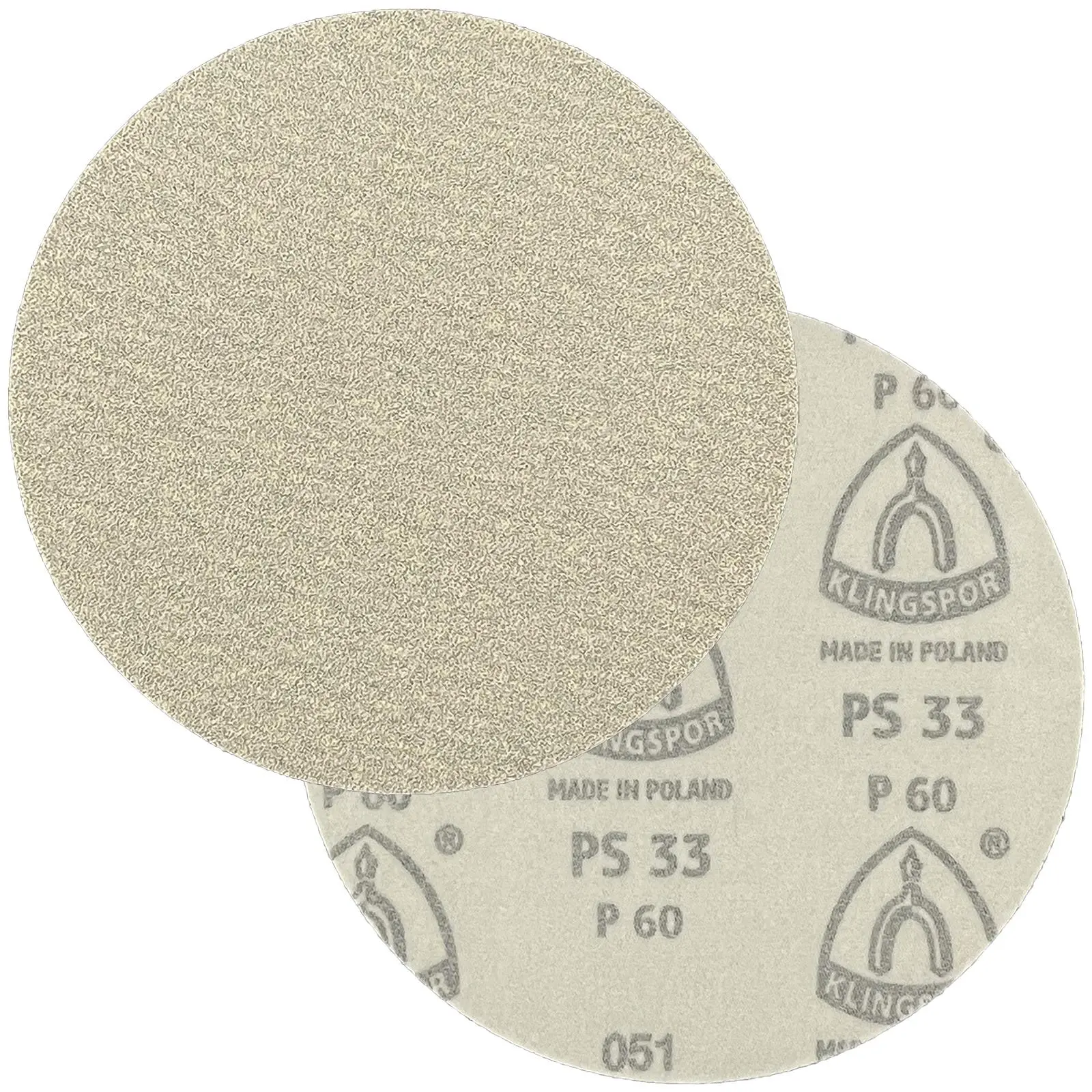 Klingspor Sanding Discs Hook and Loop 150mm PS33 No Hole 40-600 Grit - Image 2