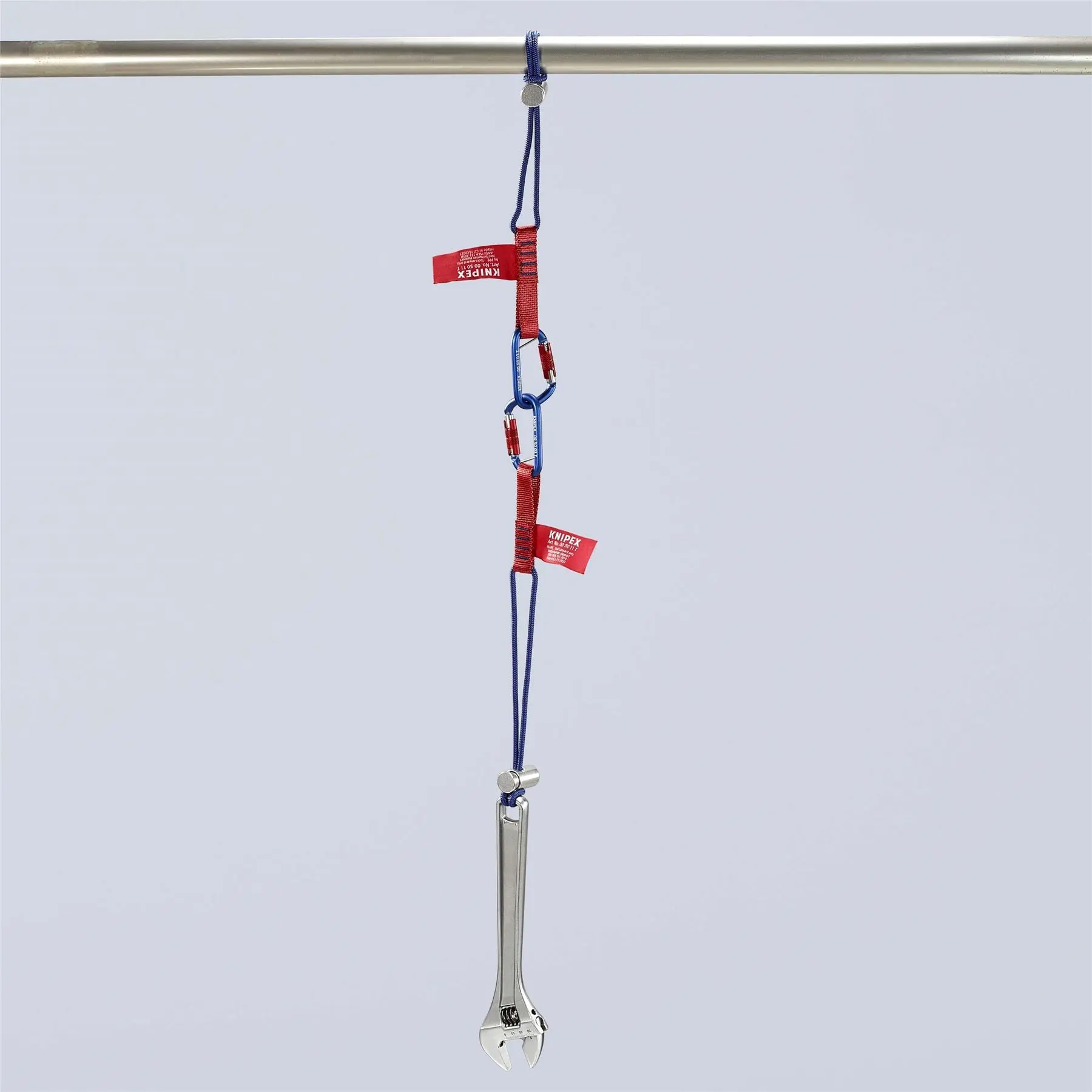 Knipex Adapter Straps with Fixated Carabiner for Tethered Tool Range 00 50 13 T BK - Image 3