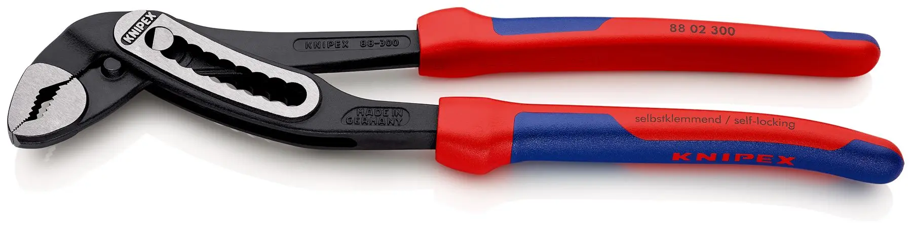 KNIPEX Alligator Water Pump Pliers 300mm Multi Component Grips 88 02 300