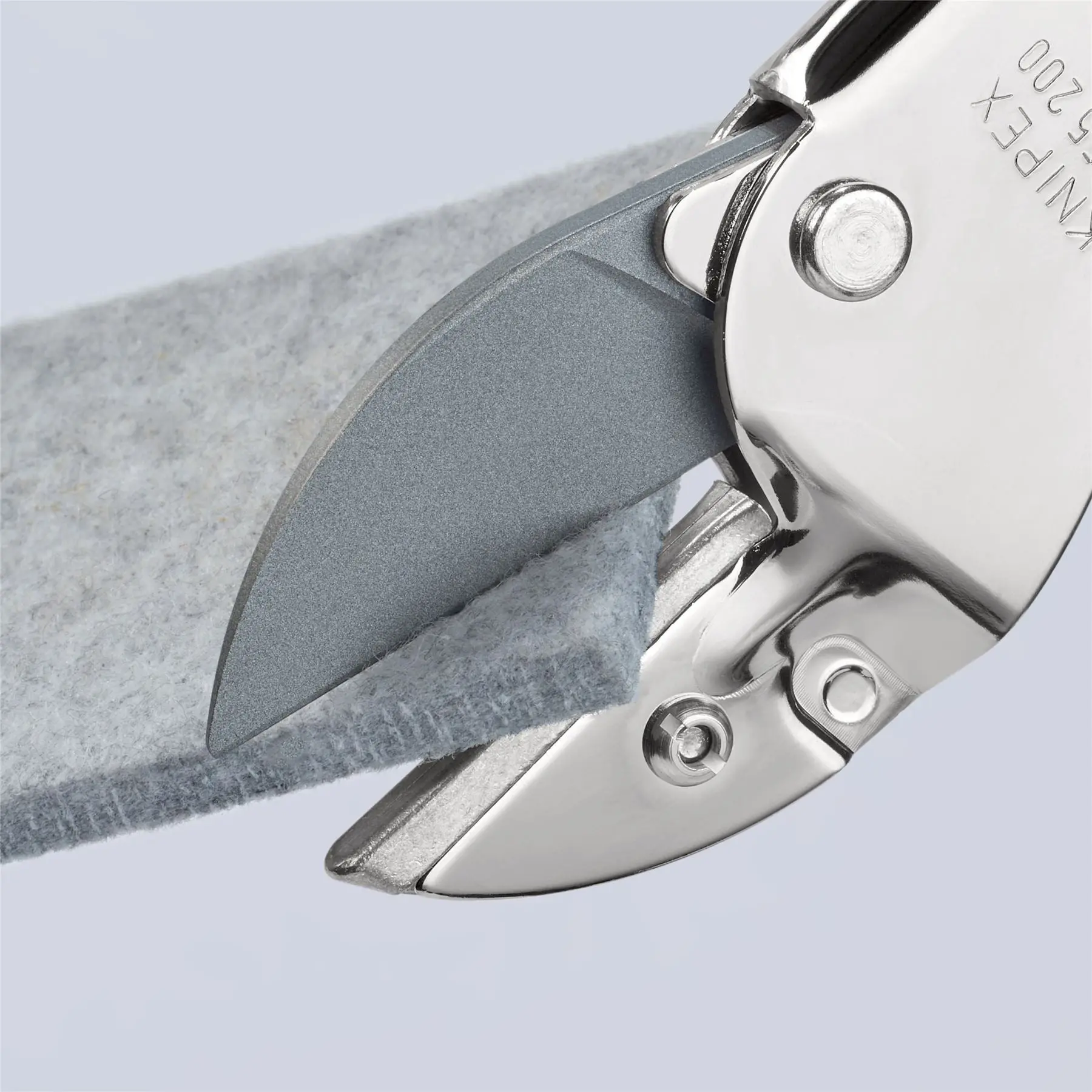 Knipex Anvil Shears 200mm Chrome Plated with Plastic Grips 94 55 200 - Image 5