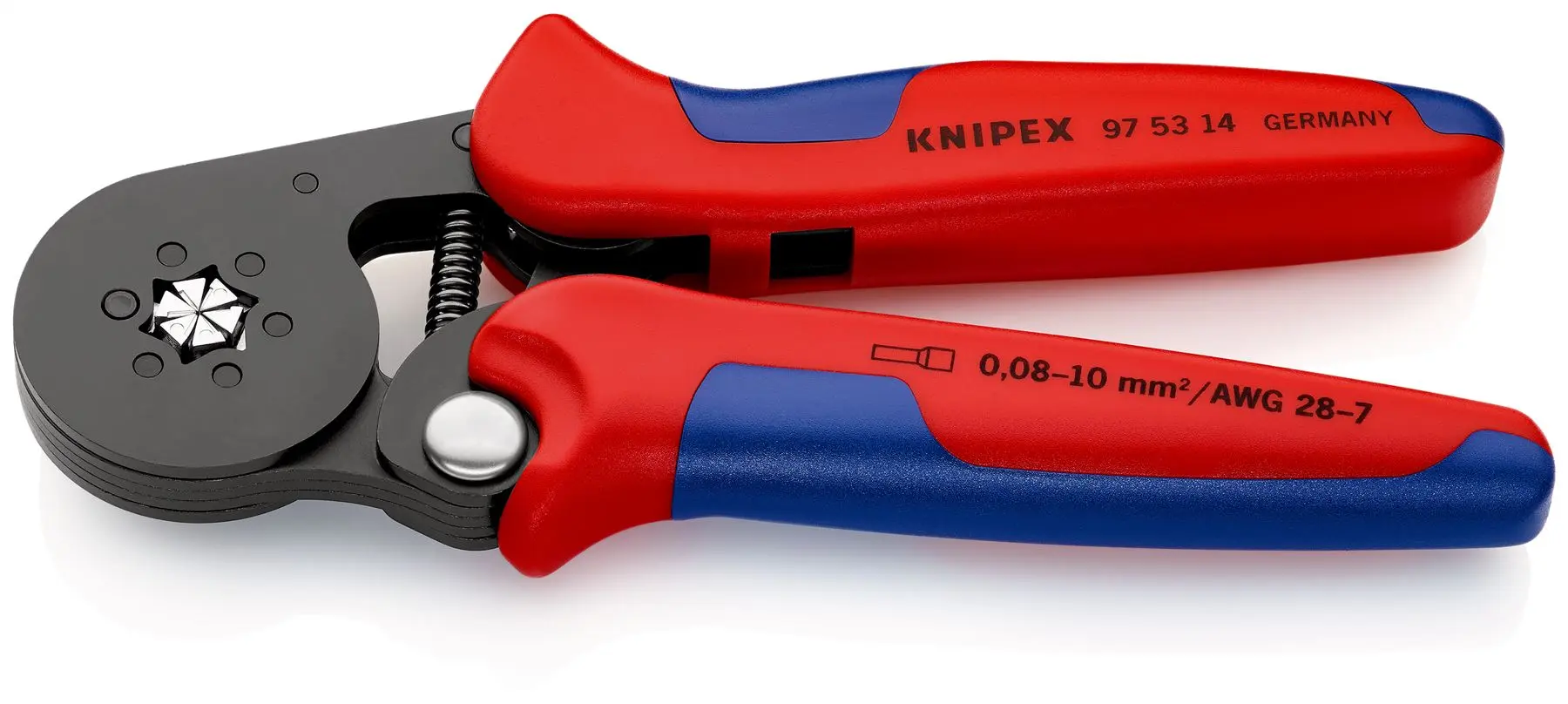Knipex Automatic Crimping Pliers for Wire Ferrules 0.08-16mm Capacity 97 53 14 - Image 2
