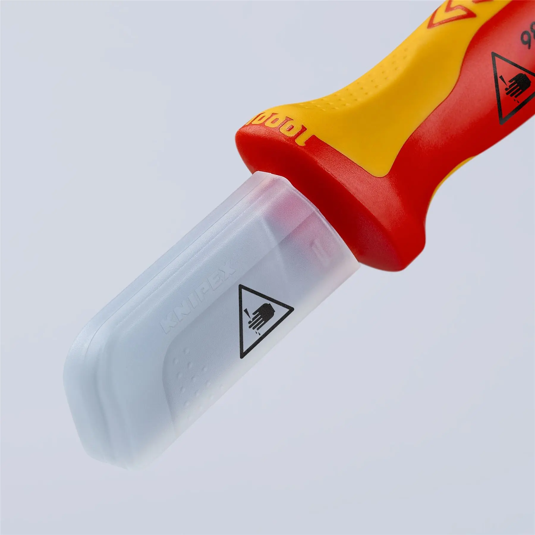 Knipex Cable Knife 190mm VDE Insulated 98 52 - Image 3