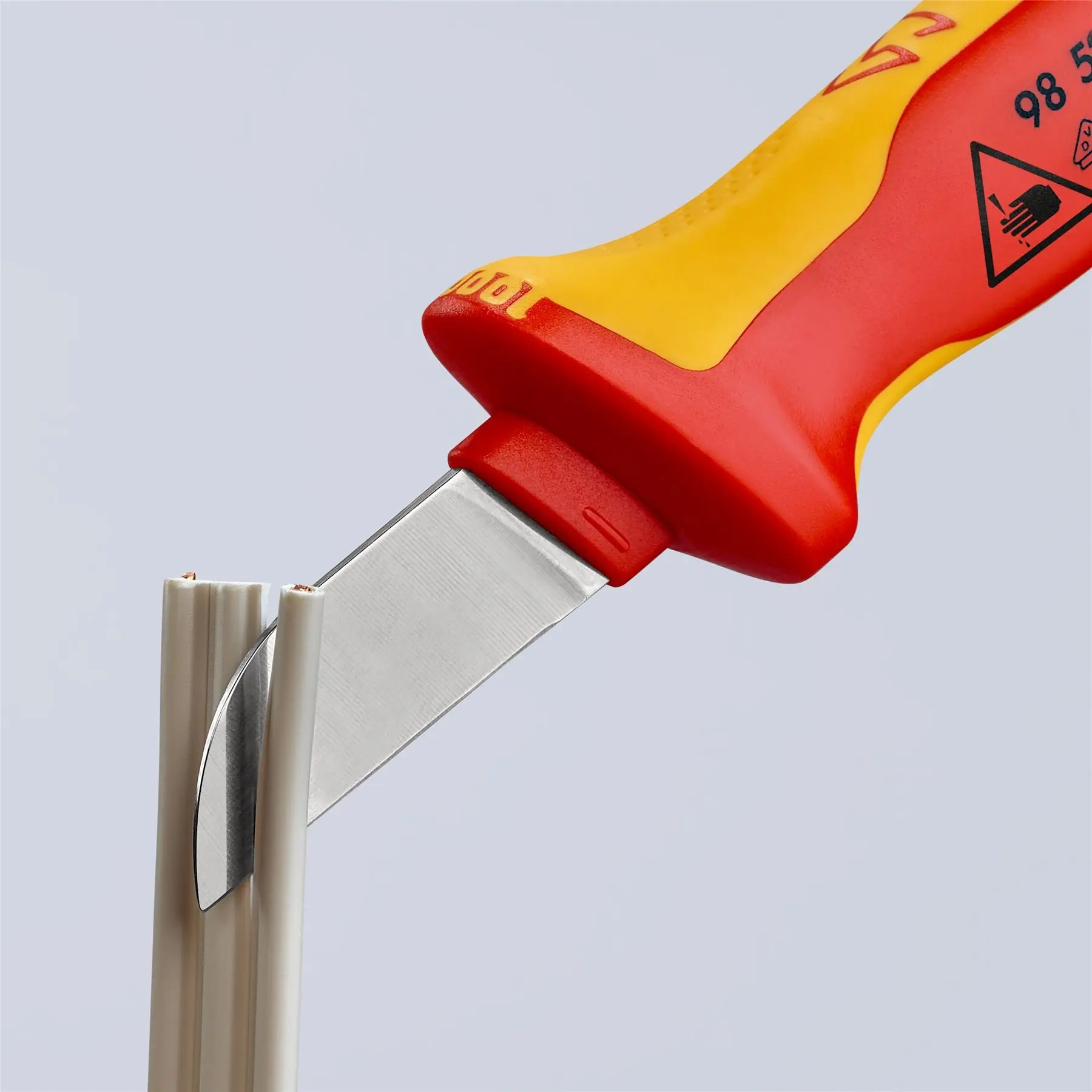 Knipex Cable Knife 190mm VDE Insulated 98 52 - Image 7