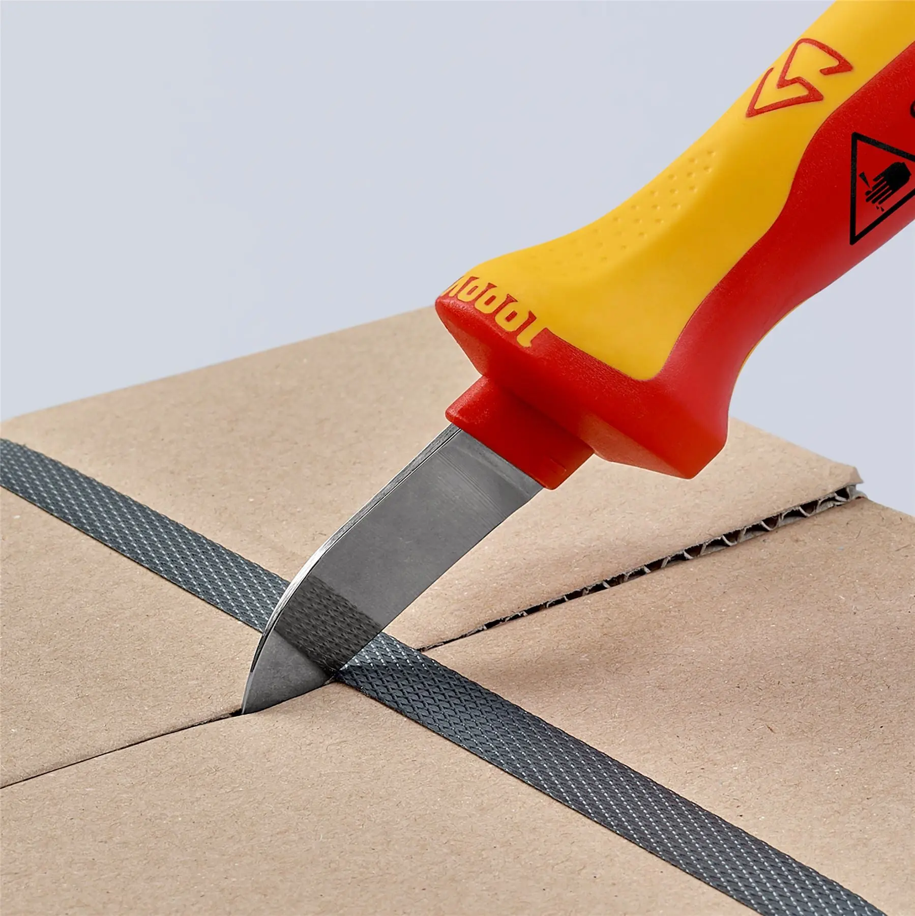 Knipex Cable Knife 190mm VDE Insulated 98 52 - Image 9