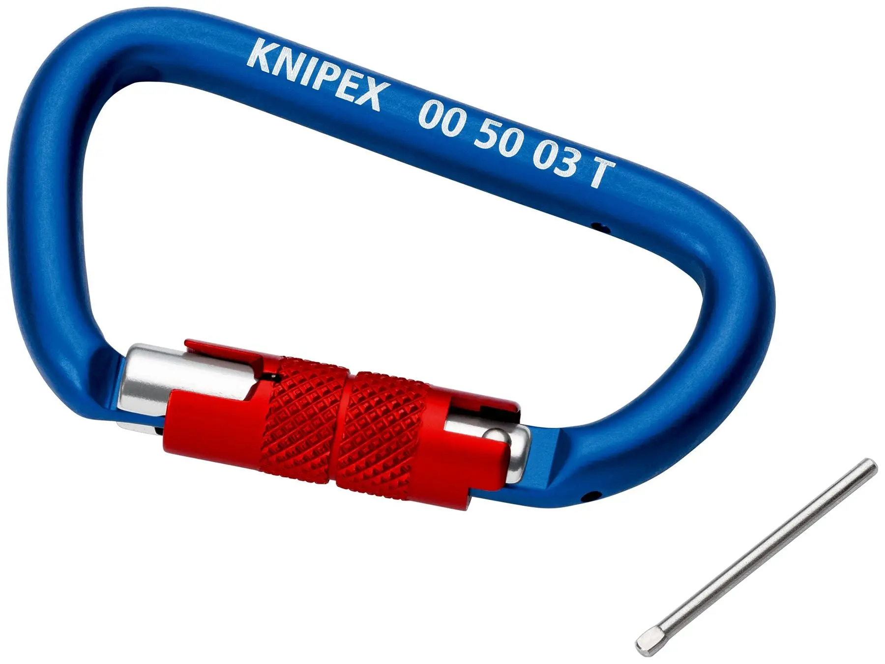 Knipex Carabiner Tool Tether 2 Pieces Working at Height 2 KN Load Capacity 00 50 03 T BK - Image 6