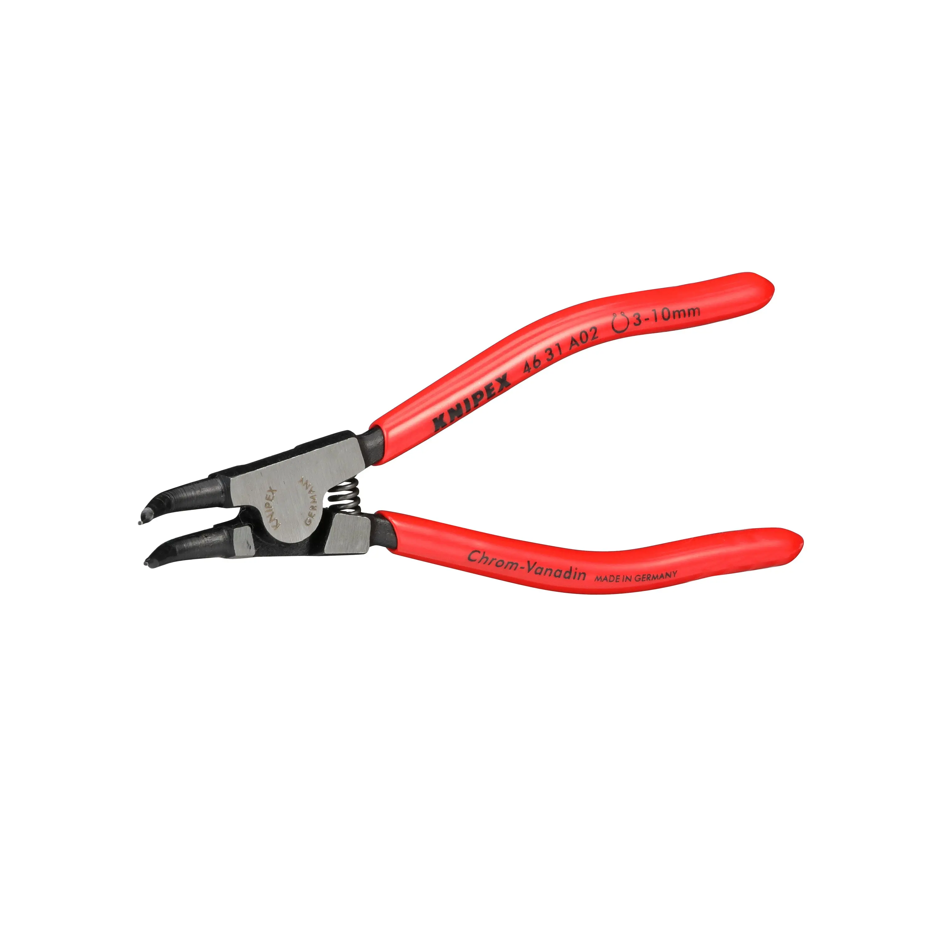 KNIPEX Circlip Pliers for External Circlips on Shafts 45° Angled 130mm 0.9mm Diameter Tips 46 31 A02 - Image 25