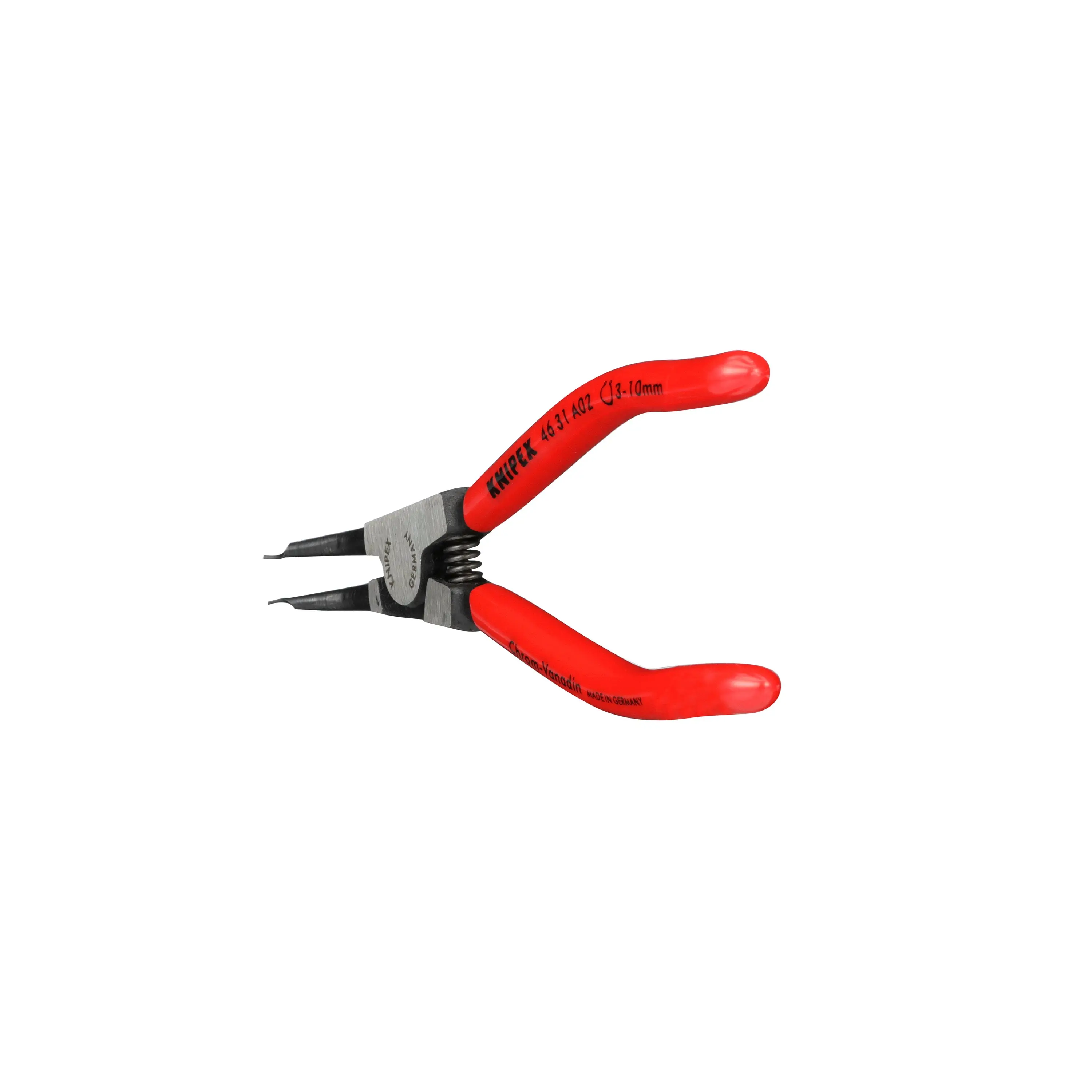 KNIPEX Circlip Pliers for External Circlips on Shafts 45° Angled 130mm 0.9mm Diameter Tips 46 31 A02 - Image 7