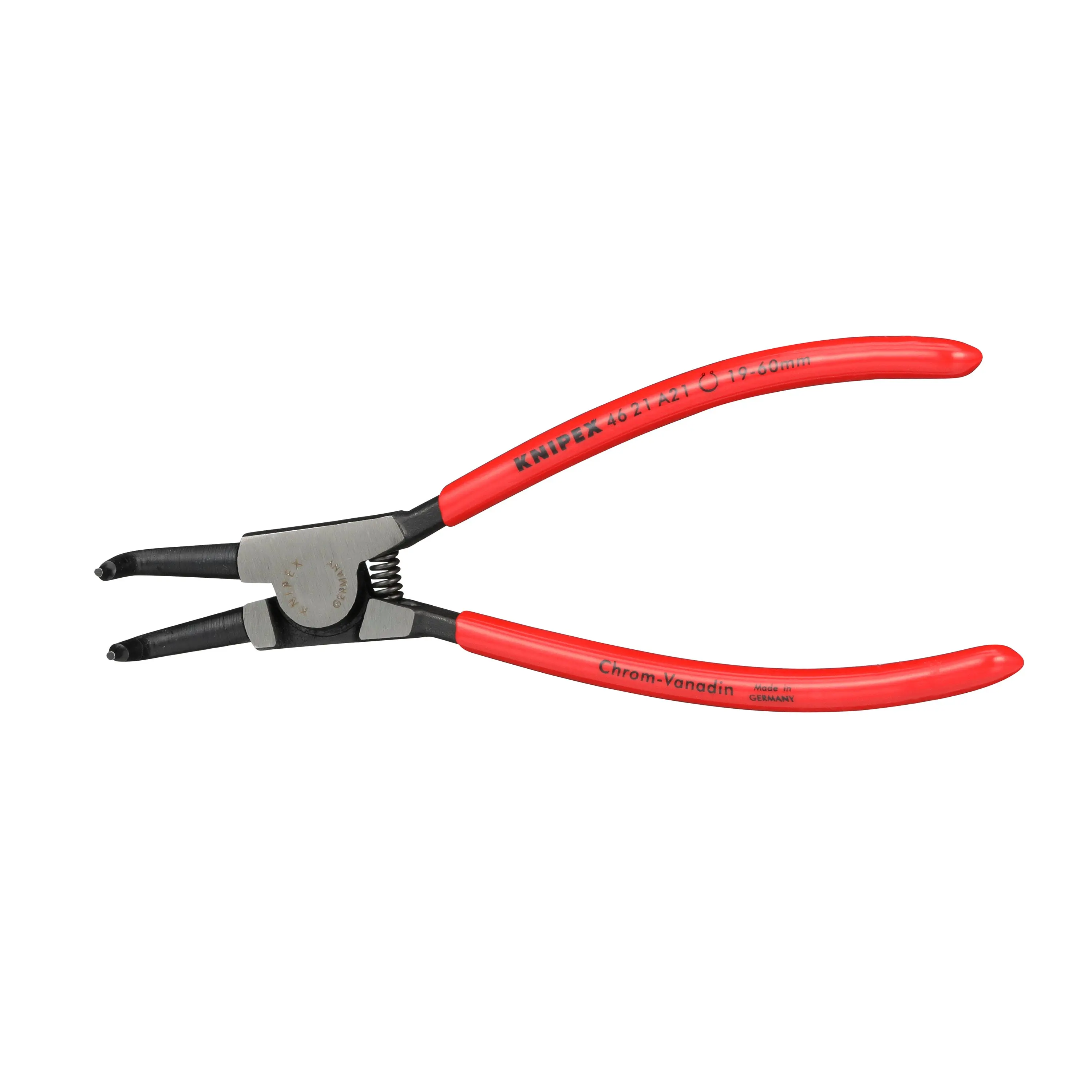 KNIPEX Circlip Pliers for External Circlips on Shafts 90° Angled 170mm 1.8mm Diameter Tips 46 21 A21 - Image 4