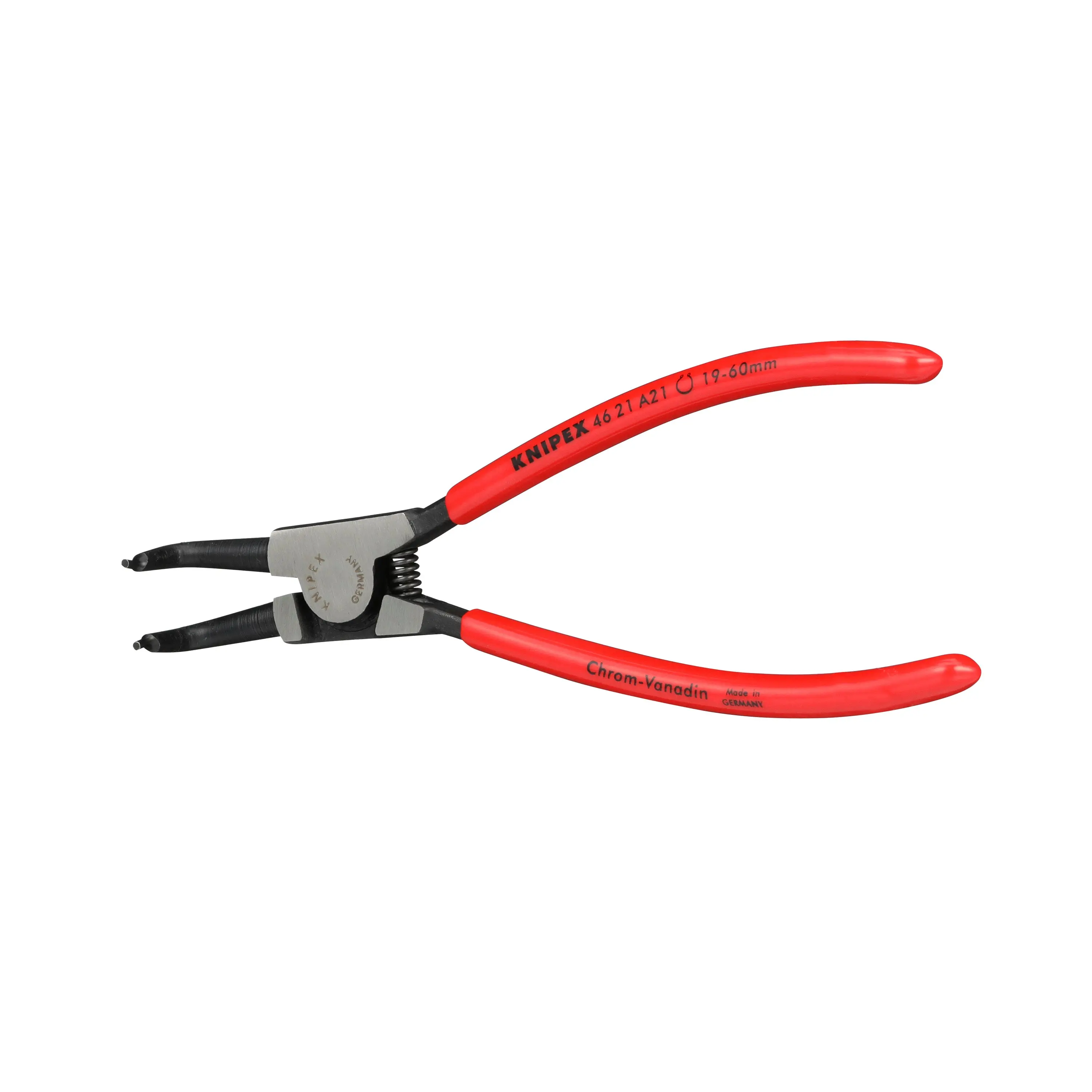 KNIPEX Circlip Pliers for External Circlips on Shafts 90° Angled 170mm 1.8mm Diameter Tips 46 21 A21 - Image 5