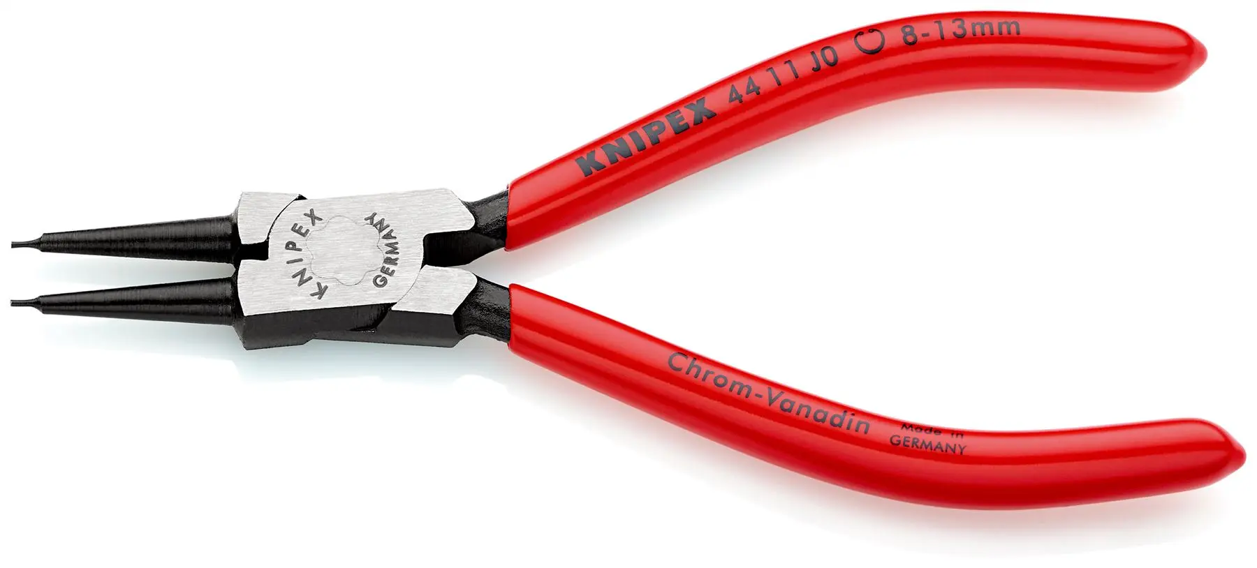 KNIPEX Circlip Pliers for Internal Circlips in Bore Holes 140mm 0.9mm Diameter Tips 44 11 J0 - Image 2