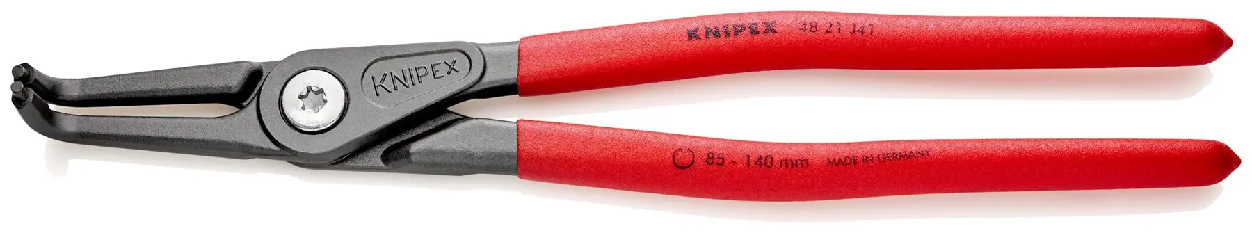 KNIPEX Circlip Pliers for Internal Circlips in Bore Holes 305mm 3.2mm Diameter Tips 48 21 J41