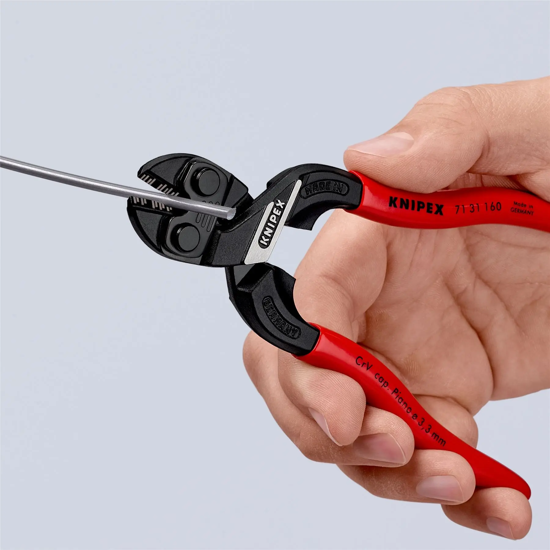 Knipex CoBolt® S Compact Bolt Cutters Cutting Pliers 160mm 71 31 160 - Image 2