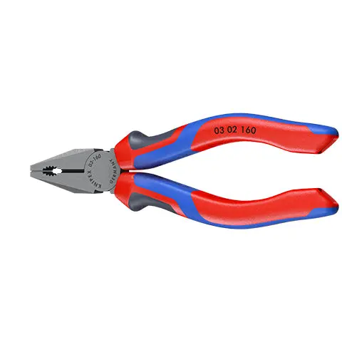 KNIPEX Combination Pliers 160mm Multi Component Grips 03 02 160 SB - Image 11