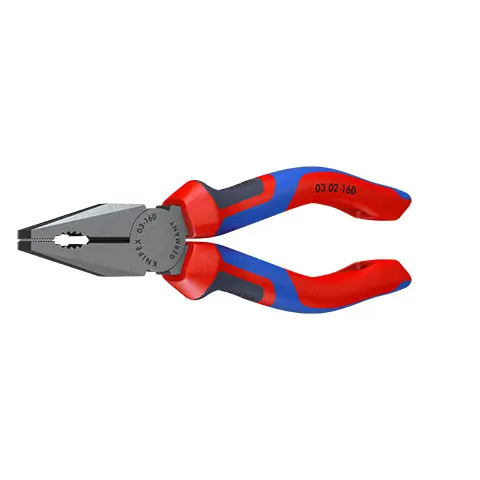 KNIPEX Combination Pliers 160mm Multi Component Grips 03 02 160 SB - Image 36