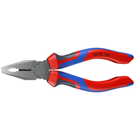 KNIPEX Combination Pliers 160mm Multi Component Grips 03 02 160 SB - Image 38