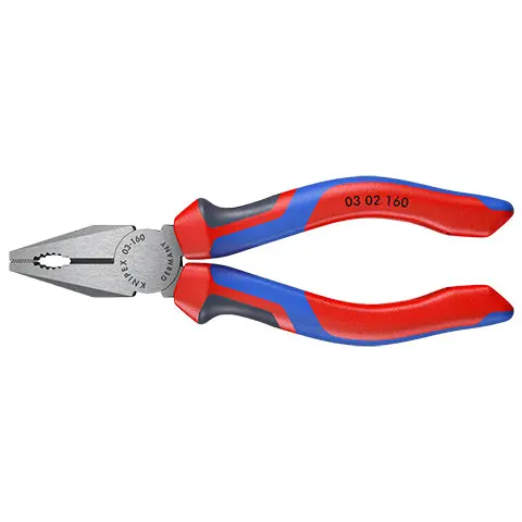 KNIPEX Combination Pliers 160mm Multi Component Grips 03 02 160 SB - Image 9