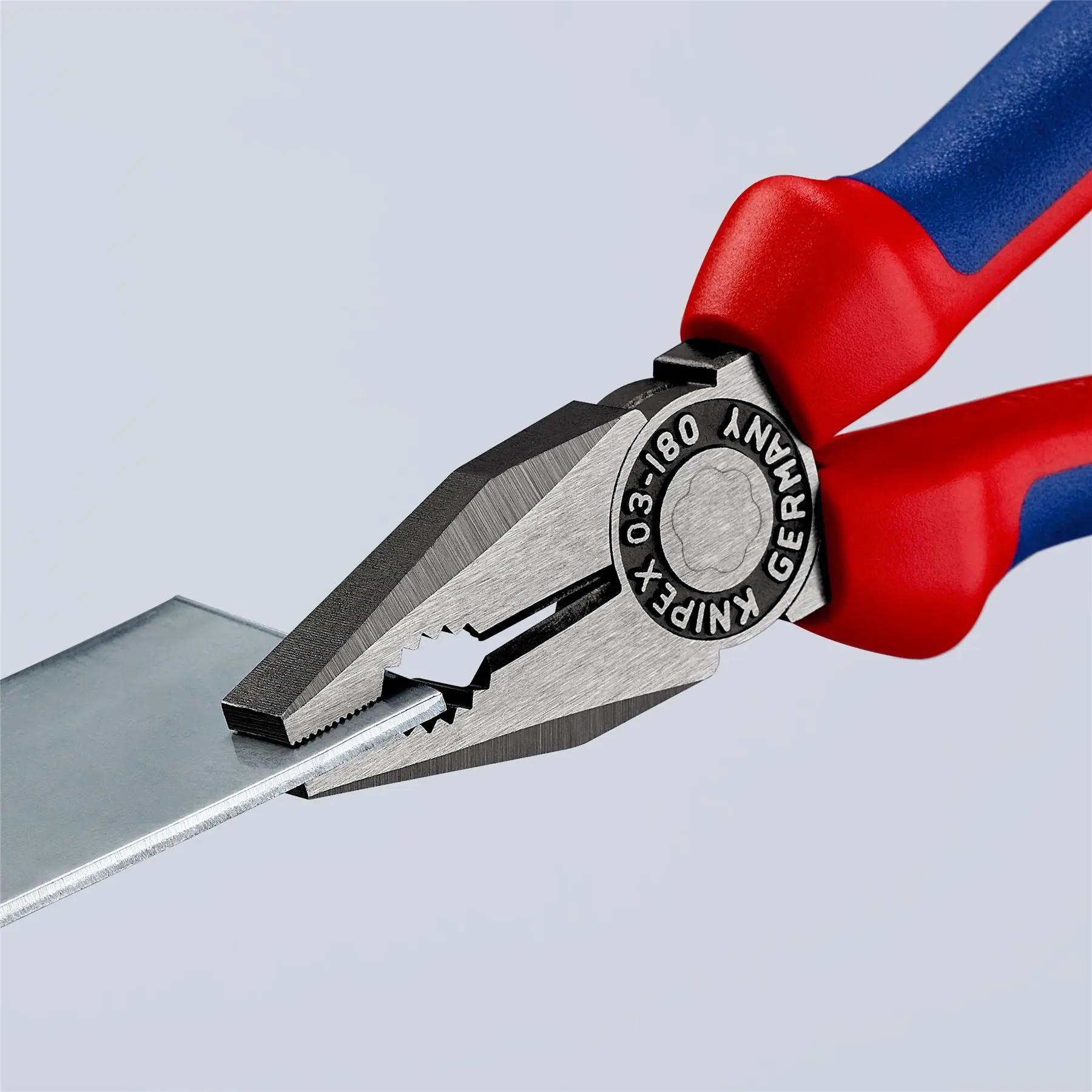 KNIPEX Combination Pliers 180mm Multi Component Grips 03 02 180 SB - Image 11