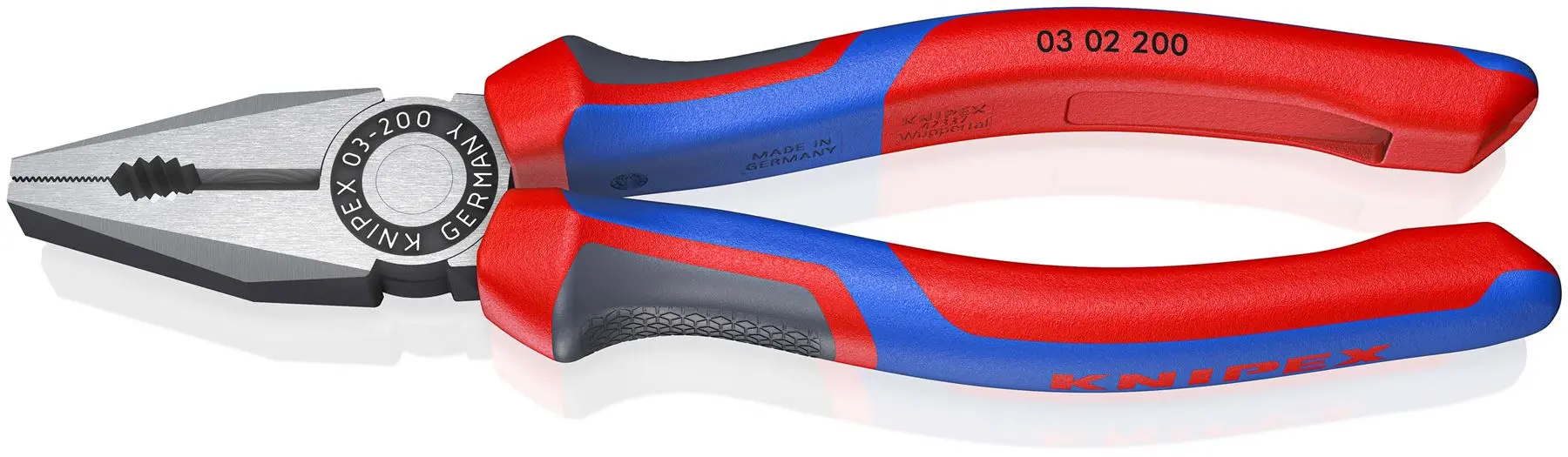 KNIPEX Combination Pliers 200mm with Comfort Handles 03 02 200 SB
