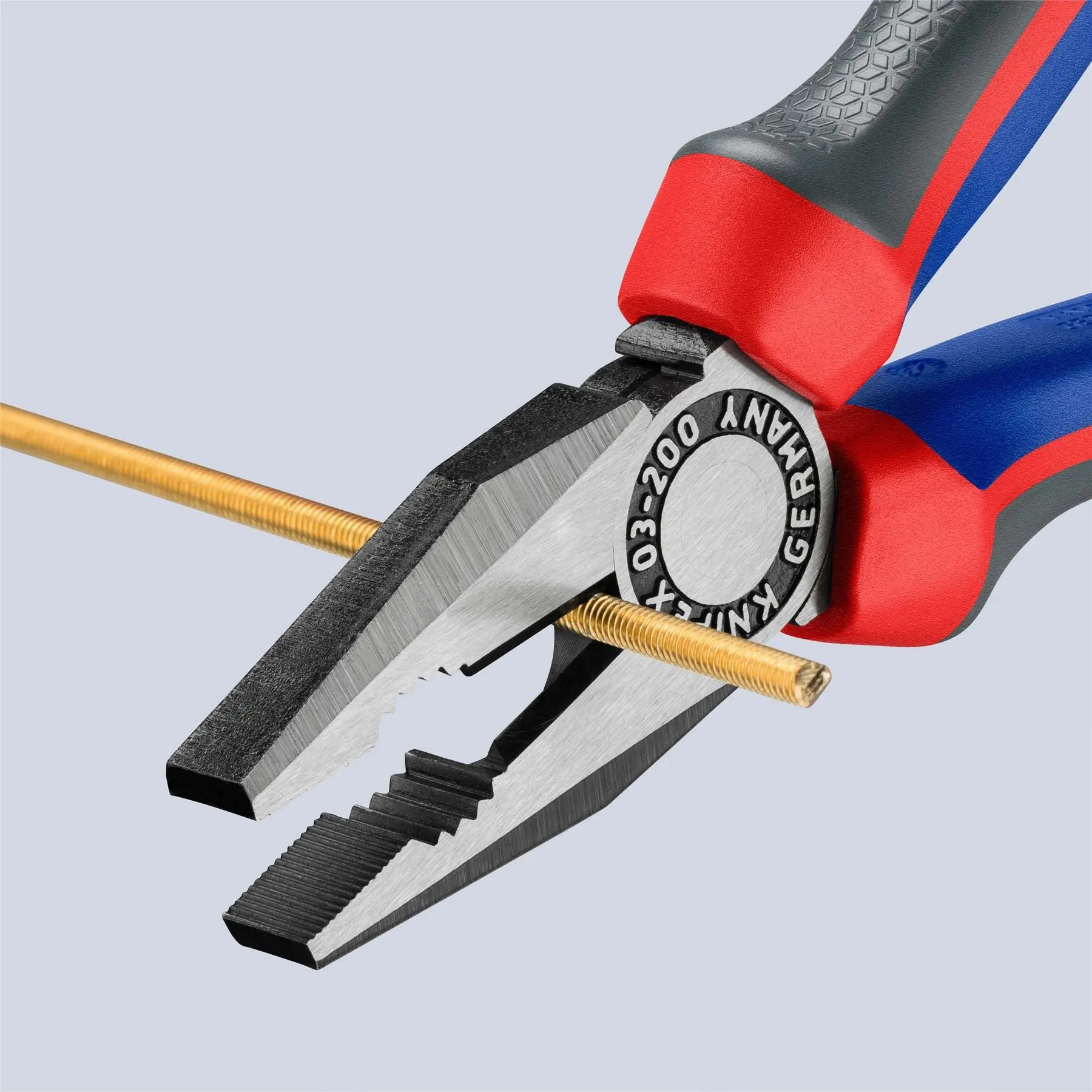 KNIPEX Combination Pliers 200mm with Comfort Handles 03 02 200 SB - Image 5